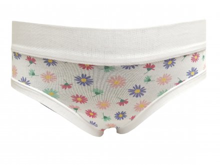 Emy Bimba kalhotky dívčí Květinky 2479 bílé